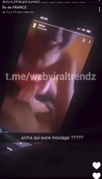 Aicha Moulaga Video Leaked – Blowjob Big Cock !