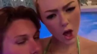 Hailey sigmond Video Leak With Bf On Pool !