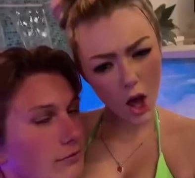 Hailey sigmond Video Leak With Bf On Pool !
