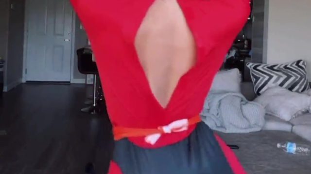 justpeacchyyy Cosplay Sex Tape Hot !